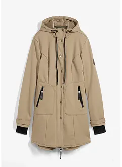 Super stretch softshell parka, waterafstotend, bonprix