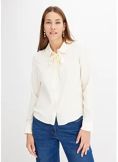 Blouse met ruchekraag, bonprix