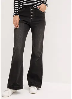 Bootcut jeans met high waist en comfortband, bonprix