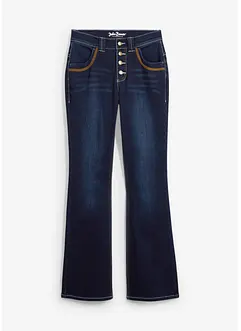 Thermojeans met mid waist, bootcut, bonprix