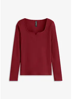 Geribd shirt van biologisch katoen, bonprix