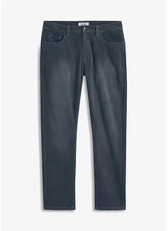 Regular fit stretch corduroy broek in washed out look, straight, bonprix