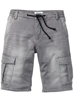 Regular fit sweat jeans bermuda, bonprix