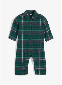 Baby jumpsuit van flanel, bonprix