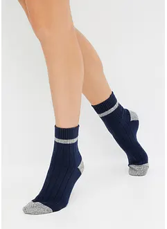 Zachte, geribde sokken (3 paar), bonprix