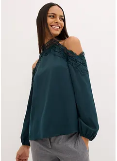 Tuniek met cut-outs en kant, bonprix