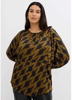 Satijnen oversized tuniek, bonprix