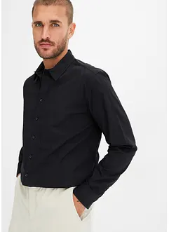 Stretch overhemd met lange mouwen, regular fit, bonprix