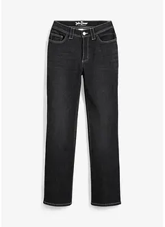 Knuffelzachte thermojeans met mid waist, bootcut, bonprix