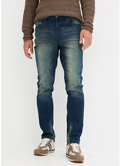 Lichte slim fit stretch jeans, straight, bonprix