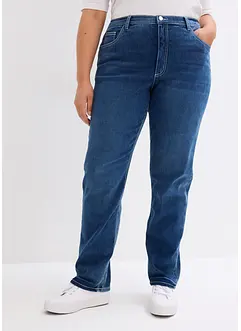 Straight thermojeans met high waist, bonprix