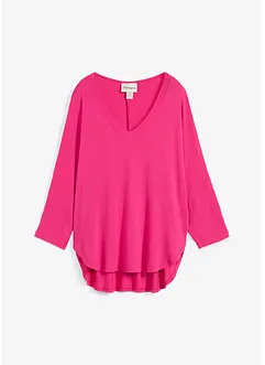 Shirt met 3/4 mouwen in een mix van viscose en elastan, bonprix