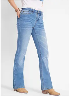 Comfort stretch jeans, bootcut, mid waist, bonprix