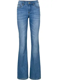 Comfort stretch jeans, bootcut, mid waist, bonprix