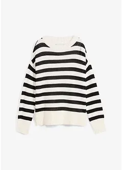 Boxy trui in ajour, bonprix