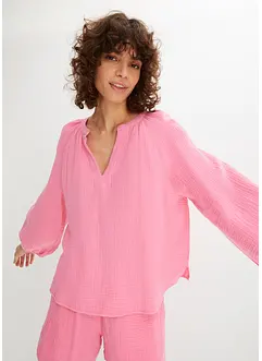 Oversized blouse van mousseline, bonprix