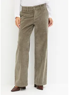 Wijde corduroy stretch broek, bonprix