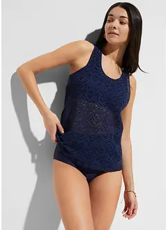 Tankini (2-dlg. set) van kant, bonprix