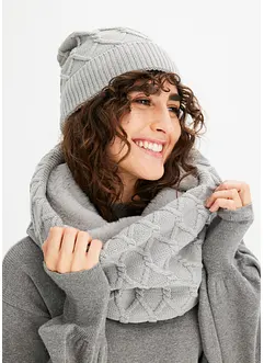 Colsjaal en muts (2-dlg.set), bonprix
