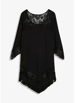 Strandtuniek met kant, bonprix