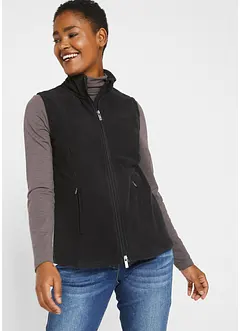 Fleece vest met zakken, bonprix
