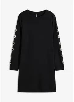 Sweatjurk met eyelets, bonprix