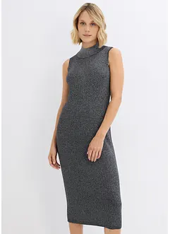 Gebreide jurk met lurex, bonprix