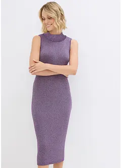 Gebreide jurk met lurex, bonprix