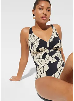 Licht corrigerend badpak met een V-hals, bonprix