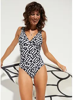 Corrigerend badpak met V-hals, licht corrigerend, bonprix