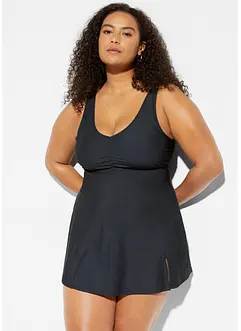 Corrigerende badpakjurk met V-hals, medium corrigerend, bonprix