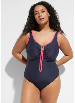 Corrigerend badpak met een ritssluiting, licht corrigerend, bonprix