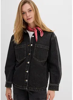 Denim shacket, oversized, bonprix