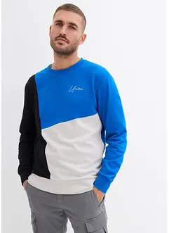 Sweater met ronde hals van biologisch katoen, bonprix