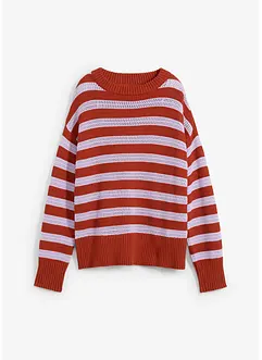 Boxy trui in ajour, bonprix