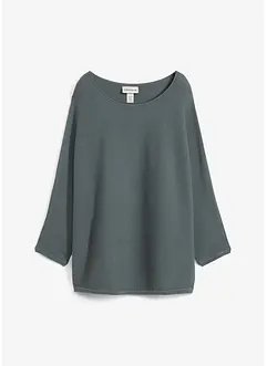 Geribde oversized trui in een viscosemix, bonprix