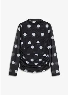 Longsleeve van fijn mesh, bonprix