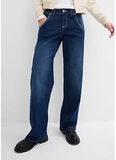 Straight stretch jeans mid waist, bonprix