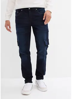Slim fit cargo stretch jeans, straight, bonprix