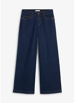 Wide leg jeans, mid waist, full length, bonprix