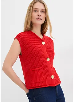 Mouwloos vest met zakken, bonprix