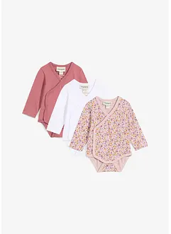 Baby rompertje van biologisch katoen (set van 3), bonprix