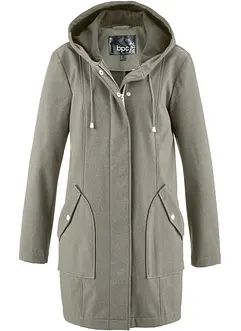Softshell parka met capuchon, bonprix