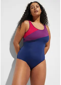 Sportbadpak met inzetstukken in contrastkleur, bonprix