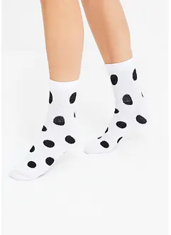 Korte tennissokken met biologisch katoen (5 paar), bonprix