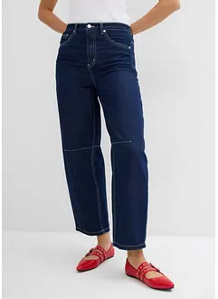 Balloon jeans high waist, super zacht, cropped, bonprix