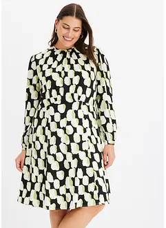 Mini jurk van lichte crêpe, bonprix