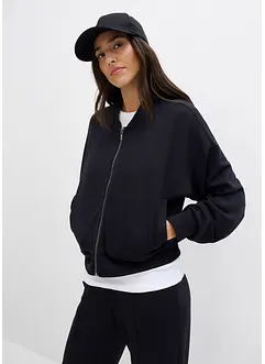 Oversized bomber met viscose, bonprix