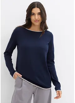 Trui met boothals, bonprix
