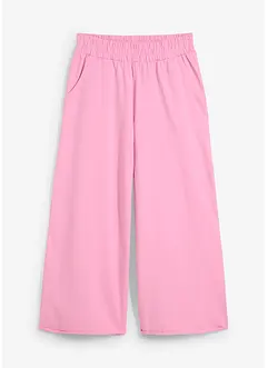 Wijde sweatpants van biologisch katoen, 7/8 lengte, bonprix